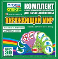 Динамические раздаточные пособия. Окружающий мир (веера). Животные и растения, дорожные знаки. - fgospostavki.ru - Хабаровск