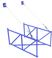 Ферма баскетбольная вынос 2 метра для щита из оргстекла 1,8х.1,05 метра - fgospostavki.ru - Хабаровск
