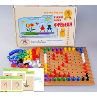 Игровой набор Фребеля "Мозаика со шнуровкой" (серия "Эксперимент") - fgospostavki.ru - Хабаровск