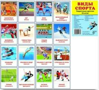 Раздаточные карточки "Виды спорта" - fgospostavki.ru - Хабаровск