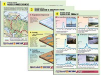 Комплект таблиц по географии "Природа России" раздаточные (цветные, ламинированные, А4, 10 штук) - fgospostavki.ru - Хабаровск