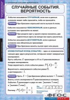 Комплект таблиц. Теория вероятностей и математическая статистика. - fgospostavki.ru - Хабаровск