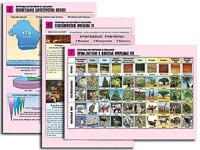Комплект таблиц по географии "Природа материков и океанов" раздаточные (цветные, ламинированные, А4, 12 штук) - fgospostavki.ru - Хабаровск