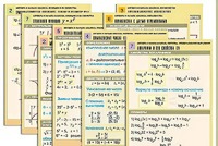 Комплект таблиц по всему курсу "Алгебра и начала анализа" (50 таблиц, А1, полноцветные, ламинированные) - fgospostavki.ru - Хабаровск
