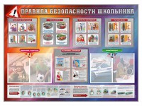 Стенд-уголок "Правила безопасности школьника" - fgospostavki.ru - Хабаровск
