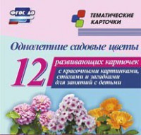Тематические карточки "Однолетние садовые цветы" - fgospostavki.ru - Хабаровск