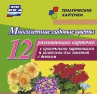 Тематические карточки "Многолетние садовые цветы" - fgospostavki.ru - Хабаровск