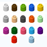  Элемент конструктора одиночный одноцветный Color Blocks 100 штук - fgospostavki.ru - Хабаровск