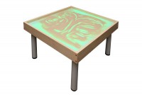 Столик на ножках для рисования песком "Радуга" с подсветкой RGB - fgospostavki.ru - Хабаровск