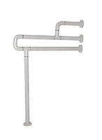 Поручень напольно-настенный с антибактериальным покрытием (белый) - fgospostavki.ru - Хабаровск