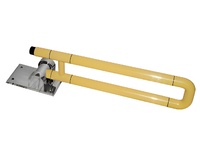 Поручень откидной с антибактериальным покрытием (желтый) - fgospostavki.ru - Хабаровск