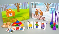 Игровой набор Фребеля "Заюшкина избушка" (серия "Сказочный мир". Выпуск 1) - fgospostavki.ru - Хабаровск