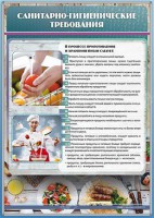 Стенд "Санитарно-гигиенические требования" - fgospostavki.ru - Хабаровск