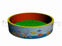Сухой бассейн круглый с шелкографией - fgospostavki.ru - Хабаровск