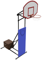 Стойка стритбольная-минибаскетбольная складная, переносная (регулируемая высота от 2,75 метров до 3,05 метра) - fgospostavki.ru - Хабаровск