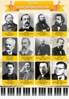 Стенд "Русские композиторы-классики" - fgospostavki.ru - Хабаровск