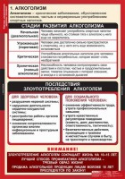 Комплект таблиц. ОБЖ. Факторы, разрушающие здоровье человека. - fgospostavki.ru - Хабаровск