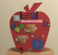 Бизиборд «Яблоко знаний» - fgospostavki.ru - Хабаровск