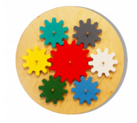 Бизиборд «Цветные шестеренки» - fgospostavki.ru - Хабаровск