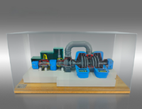 Наглядный макет "Разрез паровой турбины ТЭЦ" - fgospostavki.ru - Хабаровск