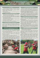 Стенд "Мероприятия обязательной подготовки граждан к военной службе" - fgospostavki.ru - Хабаровск