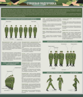 Стенд "Строевая подготовка" - fgospostavki.ru - Хабаровск