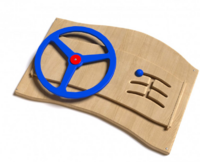 Дидактическая панель с автомобильным рулем - fgospostavki.ru - Хабаровск