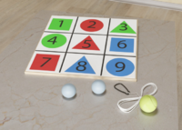 Мишень напольная цветная с цифрами - fgospostavki.ru - Хабаровск