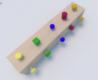 Развивающая панель «Винтовые цветочки » - fgospostavki.ru - Хабаровск