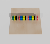 Тактильно-развивающая панель с разноцветными кругами - fgospostavki.ru - Хабаровск