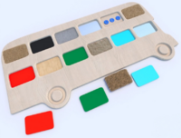 Тактильные разноцветные дощечки «Автобус» - fgospostavki.ru - Хабаровск