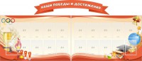 Стенд "Наши победы и достижения" (резной стенд из 3-х частей) - fgospostavki.ru - Хабаровск