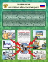 Стенд "Оповещения в чрезвычайных ситуациях" - fgospostavki.ru - Хабаровск