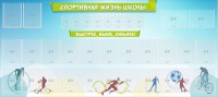 Стенд "Спортивная жизнь школы" - fgospostavki.ru - Хабаровск