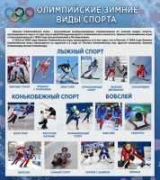 Стенд "Олимпийские зимние виды спорта" - fgospostavki.ru - Хабаровск