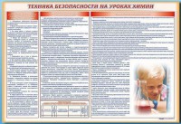 Стенд-уголок "Техника безопасности на уроках химии" - fgospostavki.ru - Хабаровск