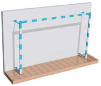 Ворота для гандбола и минифутбола трансформируемые (без сетки, на колесиках) - fgospostavki.ru - Хабаровск