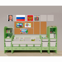 Уголок патриотического воспитания для дошкольников "Россия" Максимальный - fgospostavki.ru - Хабаровск