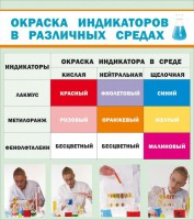 Стенд "Окраска индикаторов в различных средах" - fgospostavki.ru - Хабаровск