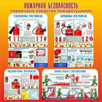 Стенд "Пожарная безопасность" Вариант 2 - fgospostavki.ru - Хабаровск