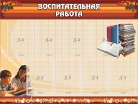 Стенд "Воспитательная работа" - fgospostavki.ru - Хабаровск