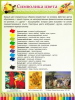 Стенд "Символика цвета" - fgospostavki.ru - Хабаровск