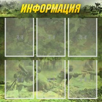 Стенд "Информация" Вариант 5 - fgospostavki.ru - Хабаровск