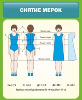 Стенд "Снятие мерок" Вариант 1 - fgospostavki.ru - Хабаровск