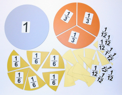 Набор магнитных карточек "Доли и дроби - 3" - fgospostavki.ru - Хабаровск