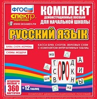 Динамические раздаточные пособия. Русский язык (комплект демонстрационных материалов). Касса букв, слогов, звуковых схем с набором интерактивных таблиц. - fgospostavki.ru - Хабаровск