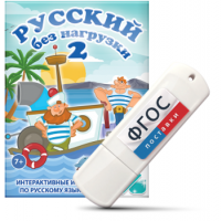 Игры по русскому языку для начальной школы "Русский без нагрузки 2" на USB - носителе - fgospostavki.ru - Хабаровск