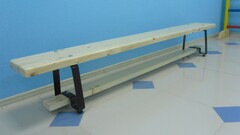Скамейка гимнастическая (металлические ножки, лак) (2,5 м)  - fgospostavki.ru - Хабаровск