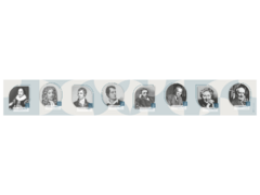 Стенд-лента "Выдающиеся писатели и деятели культуры стран изучаемых языков" (Великобритания) - fgospostavki.ru - Хабаровск