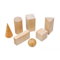 Набор "Тела геометрические" (деревянные) 14штук - fgospostavki.ru - Хабаровск